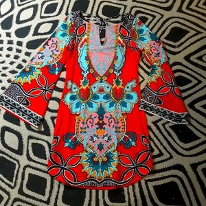Hale Bob Valari floral Starburst dress